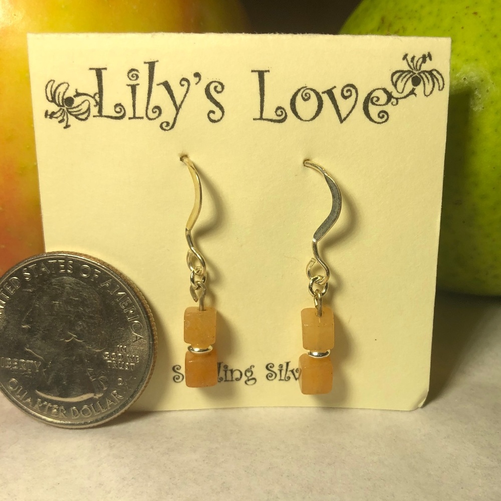 Sunstone Earrings
